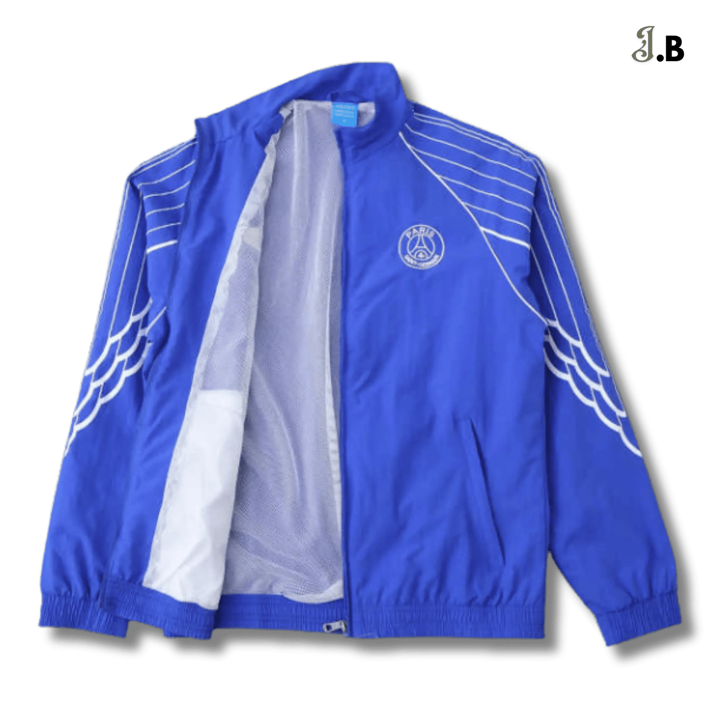 PSG Vintage Blue Training Windbreaker - JogaBonito - Jersey