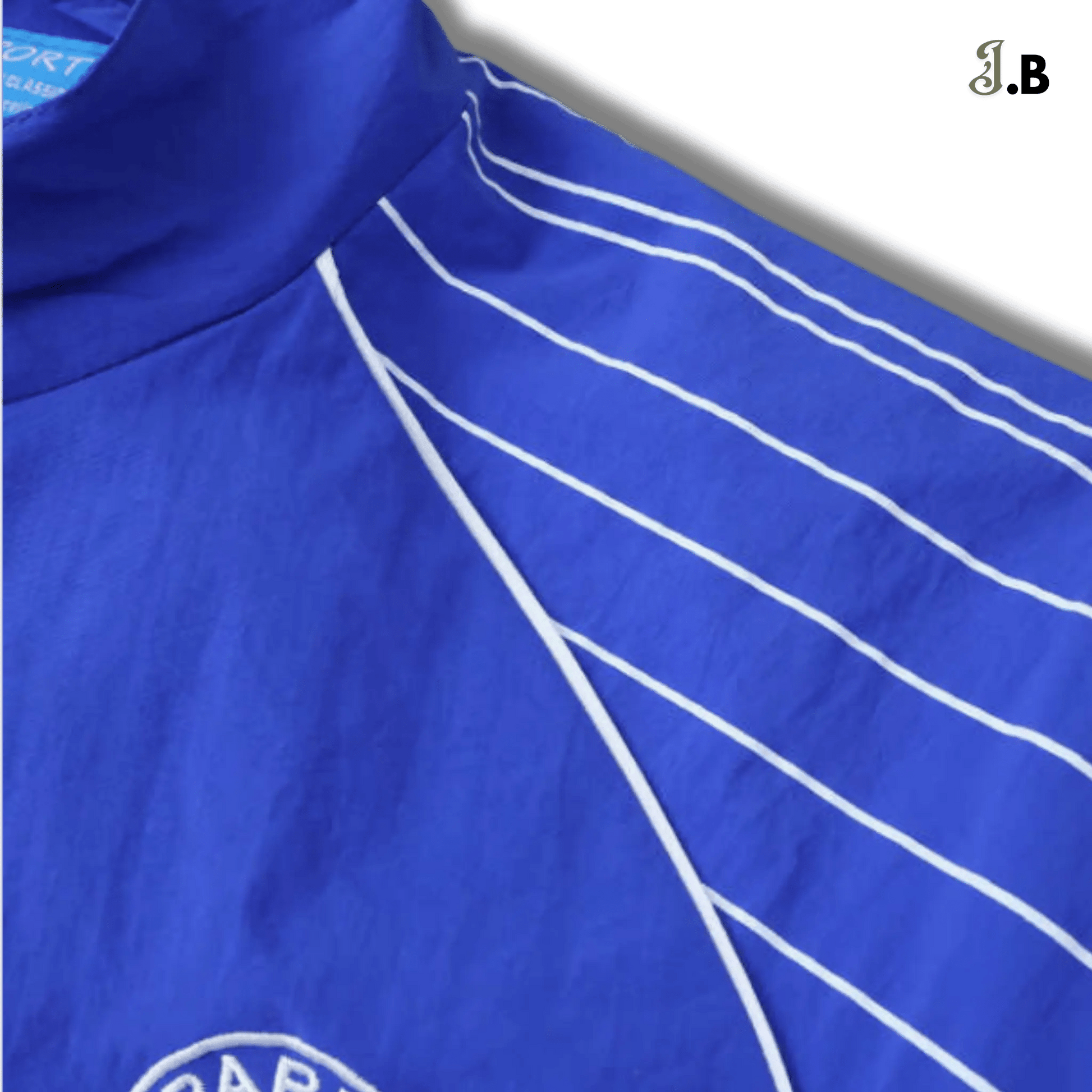 PSG Vintage Blue Training Windbreaker - JogaBonito - Jersey