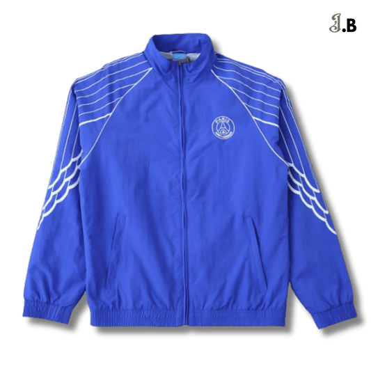 PSG Vintage Blue Training Windbreaker - JogaBonito - Jersey