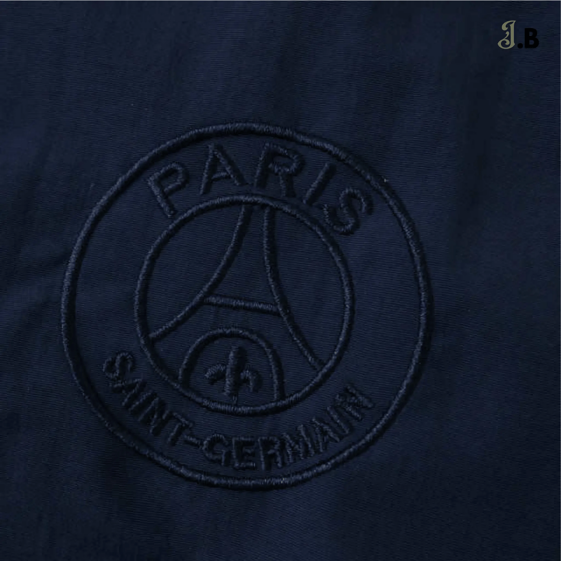 PSG Vintage Navy Training Windbreaker - JogaBonito - Jersey