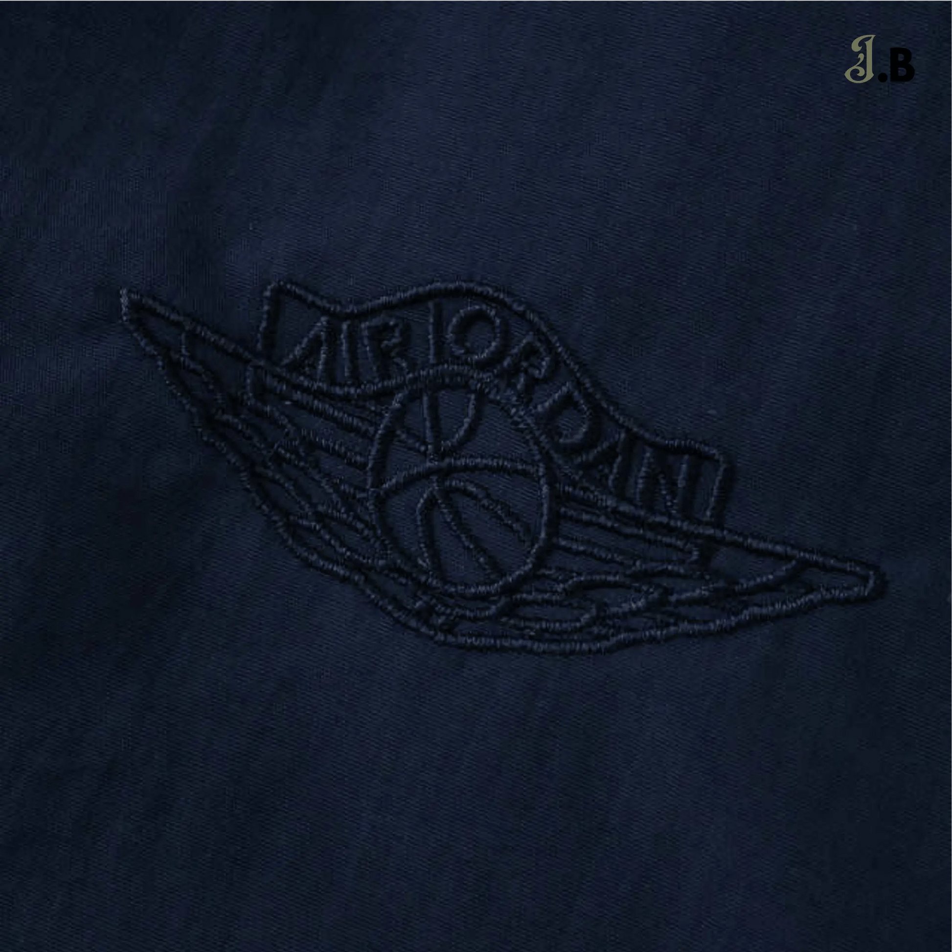 PSG Vintage Navy Training Windbreaker - JogaBonito - Jersey