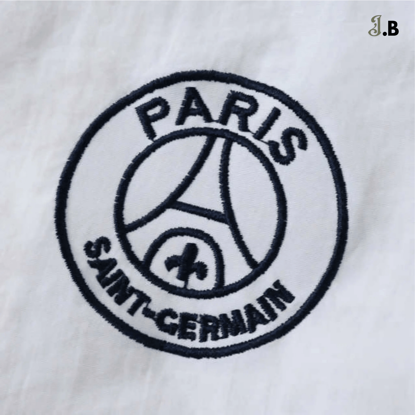 PSG Vintage White Training Windbreaker - JogaBonito - Jersey