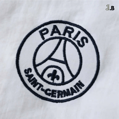 PSG Vintage White Training Windbreaker - JogaBonito - Jersey