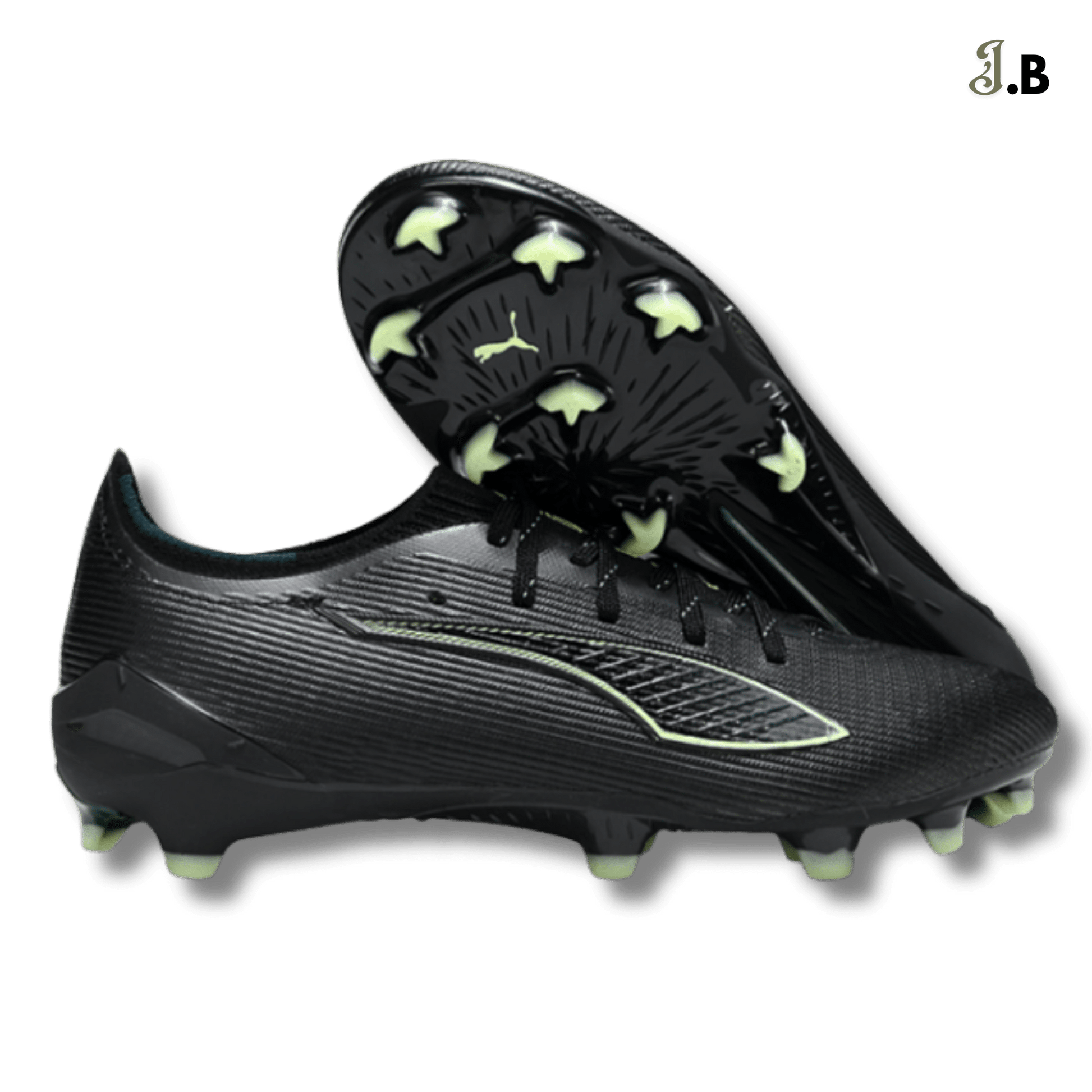 Puma Ultra 5 Ultimate FG Black Cleats - JogaBonito - Athletic Shoes