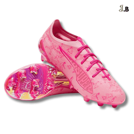 Puma Ultra 5 Ultimate x KidSuper Pink Cleats - JogaBonito - Cleat