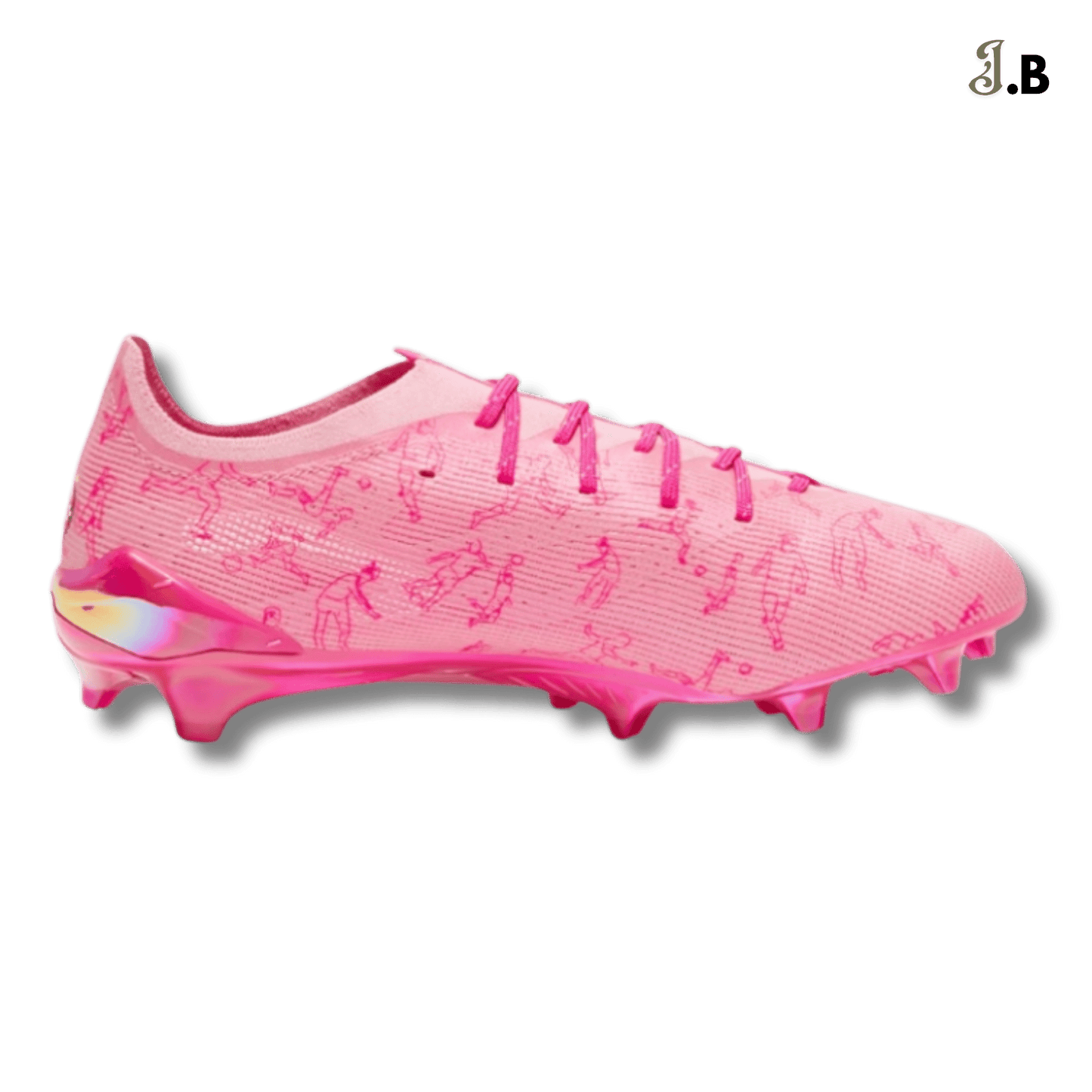 Puma Ultra 5 Ultimate x KidSuper Pink Cleats - JogaBonito - Cleat
