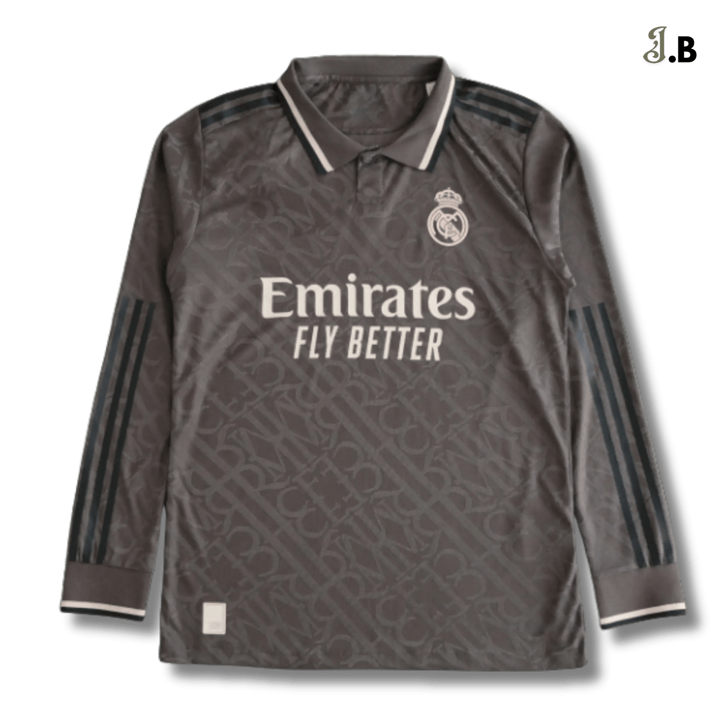 Real Madrid CF 24 Grey Player Long Sleeve - JogaBonito - Jersey