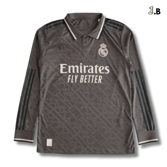 Real Madrid CF 24 Grey Player Long Sleeve - JogaBonito - Jersey