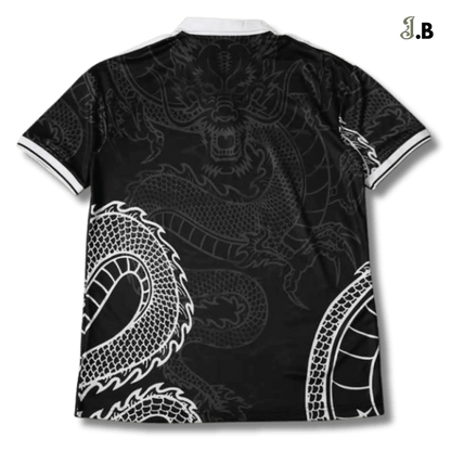 Real Madrid CF Black Chinese Loong Memorial Fund Jersey - JogaBonito - Jersey