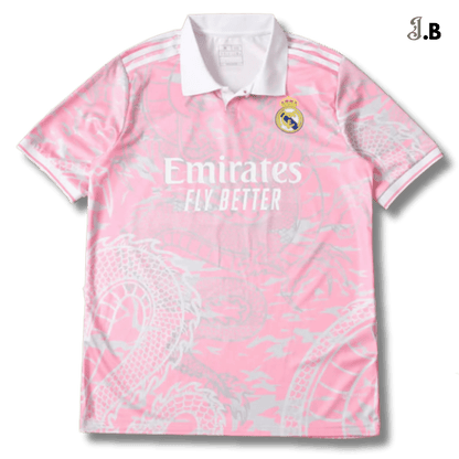 Real Madrid CF Pink Chinese Loong Memorial Fund Jersey - JogaBonito - Jersey