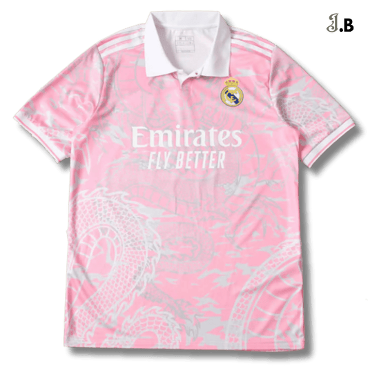 Real Madrid CF Pink Chinese Loong Memorial Fund Jersey - JogaBonito - Jersey