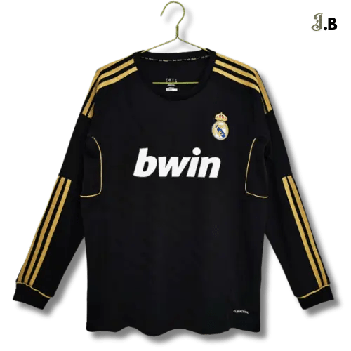 Real Madrid CF Vintage 11 Black Away Long Sleeve - JogaBonito - Jersey