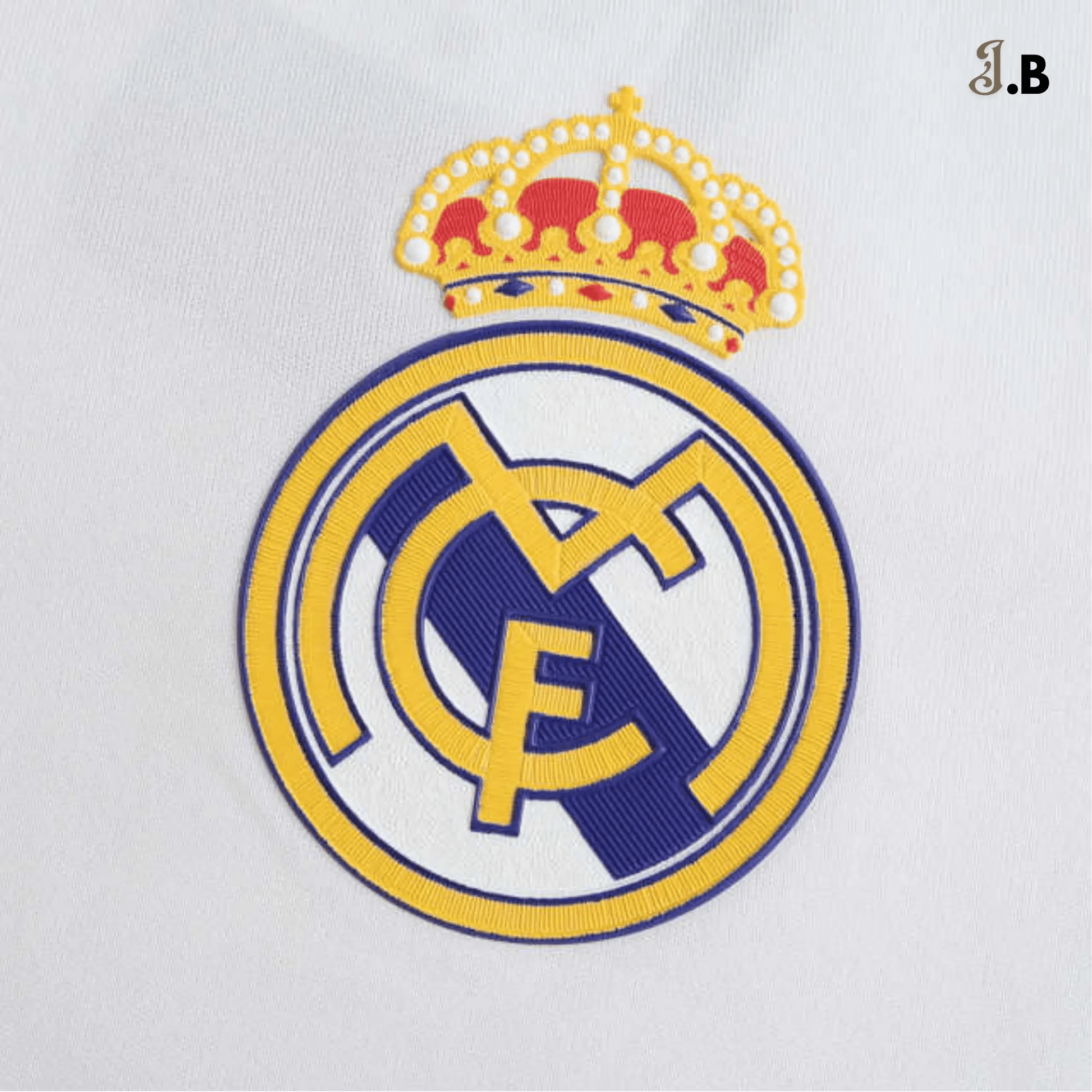 Real Madrid CF Vintage 11 White Home Player Jersey - JogaBonito - Jersey