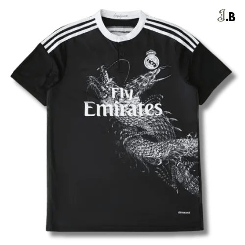 Real Madrid CF Vintage 14 Black 3rd Fan Jersey - JogaBonito - Jersey