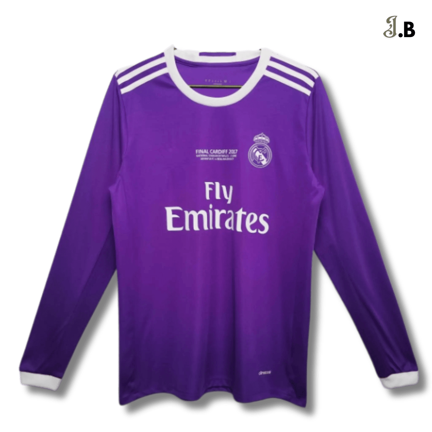 Real Madrid CF Vintage 16 Purple Fan Long Sleeve - JogaBonito - Jersey