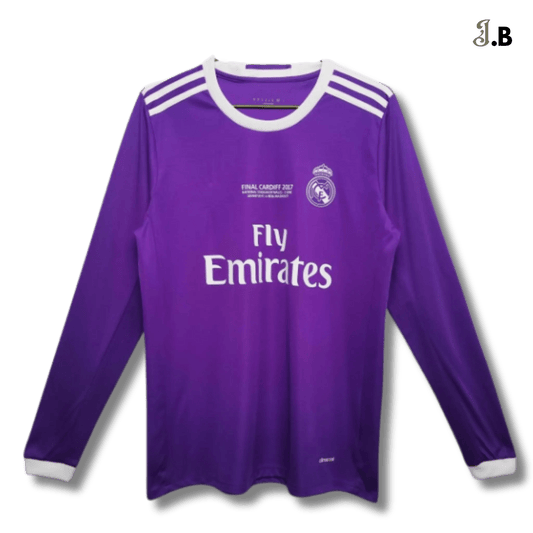Real Madrid CF Vintage 16 Purple Fan Long Sleeve - JogaBonito - Jersey