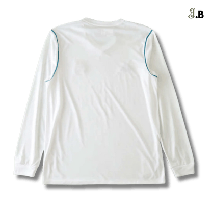 Real Madrid CF Vintage 17 White Fan Long Sleeve - JogaBonito - Jersey