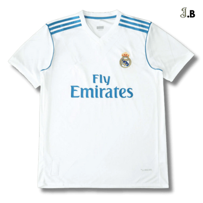 Real Madrid CF Vintage 17 White Home Fan Jersey - JogaBonito - Jersey