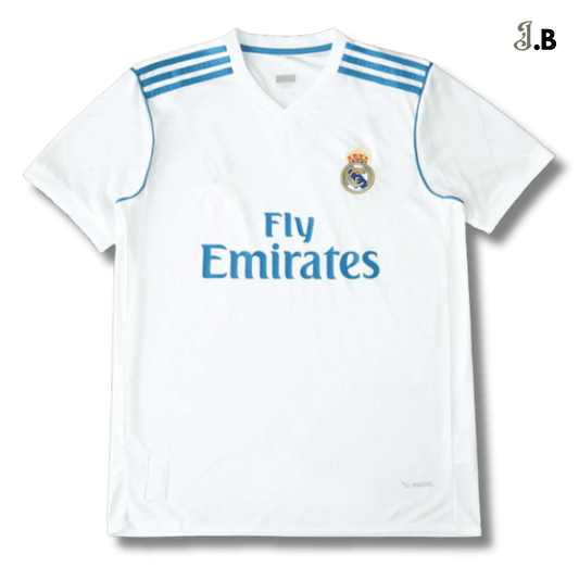 Real Madrid CF Vintage 17 White Home Fan Jersey - JogaBonito - Jersey