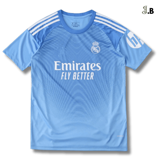 Real Madrid CF Vintage Baby Blue GK Jersey - JogaBonito - Jersey