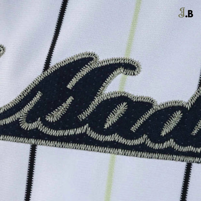Real Madrid CF White & Black Baseball Jersey - JogaBonito - Jersey