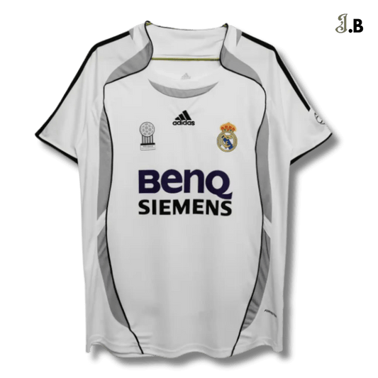 Real Madrid Vintage 06 White Home Jersey - JogaBonito - Jersey