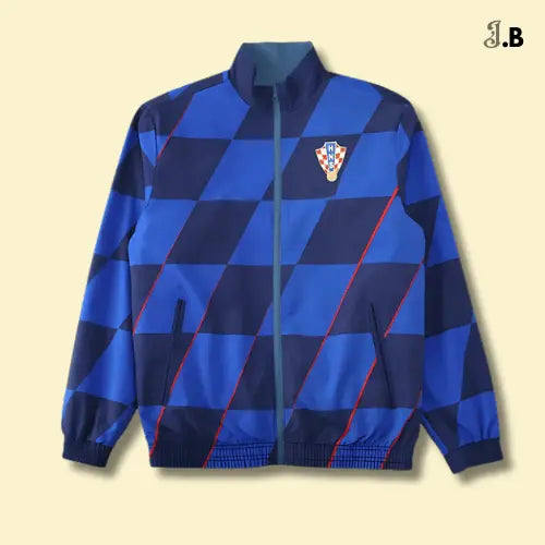 Retro Croatia Reversible Windbreaker JogaBonito