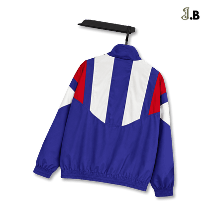 Retro Japan Color Block Windbreaker - JogaBonito - Windbreaker