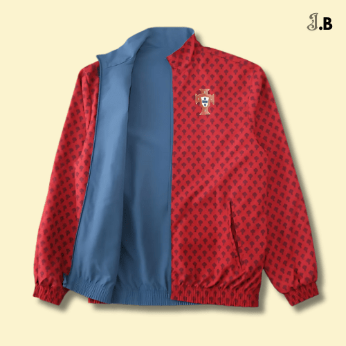 Retro Portugal Reversible Windbreaker - JogaBonito - Windbreaker