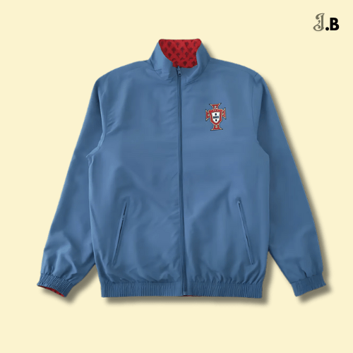 Retro Portugal Reversible Windbreaker - JogaBonito - Windbreaker