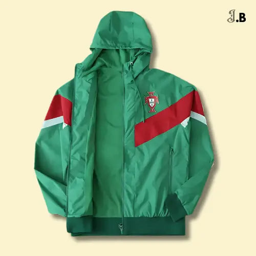 Retro UEFA Portugal Hooded Training Jacket JogaBonito