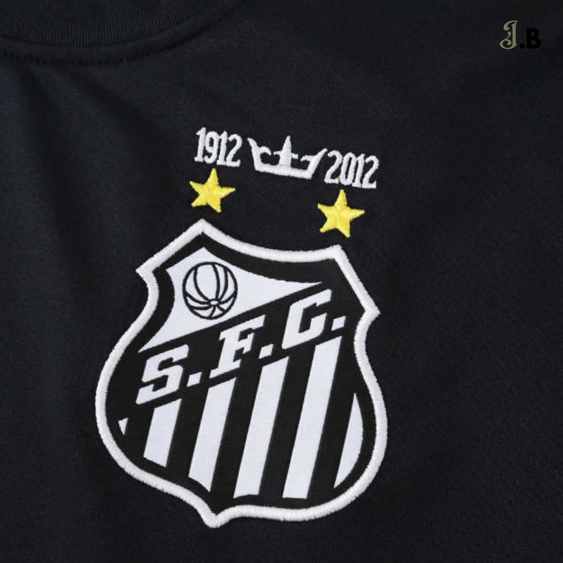 Santos FC Vintage 12 Black Long Sleeve - JogaBonito - Jersey