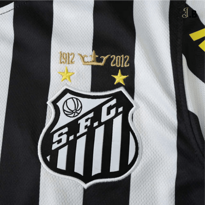 Santos FC Vintage 12 Striped Away Jersey - JogaBonito - Jersey