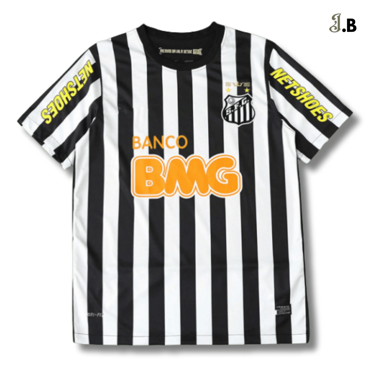 Santos FC Vintage 12 Striped Away Jersey - JogaBonito - Jersey