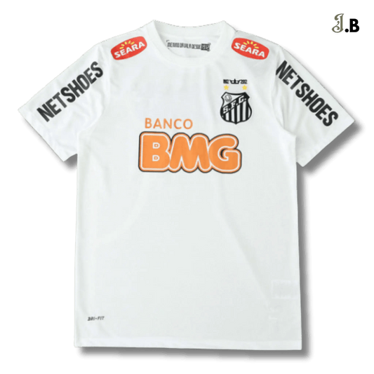 Santos FC Vintage 12 White Home Jersey - JogaBonito - Jersey