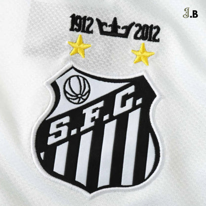 Santos FC Vintage 12 White Long Sleeve - JogaBonito - Jersey