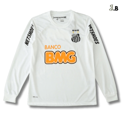 Santos FC Vintage 12 White Long Sleeve - JogaBonito - Jersey