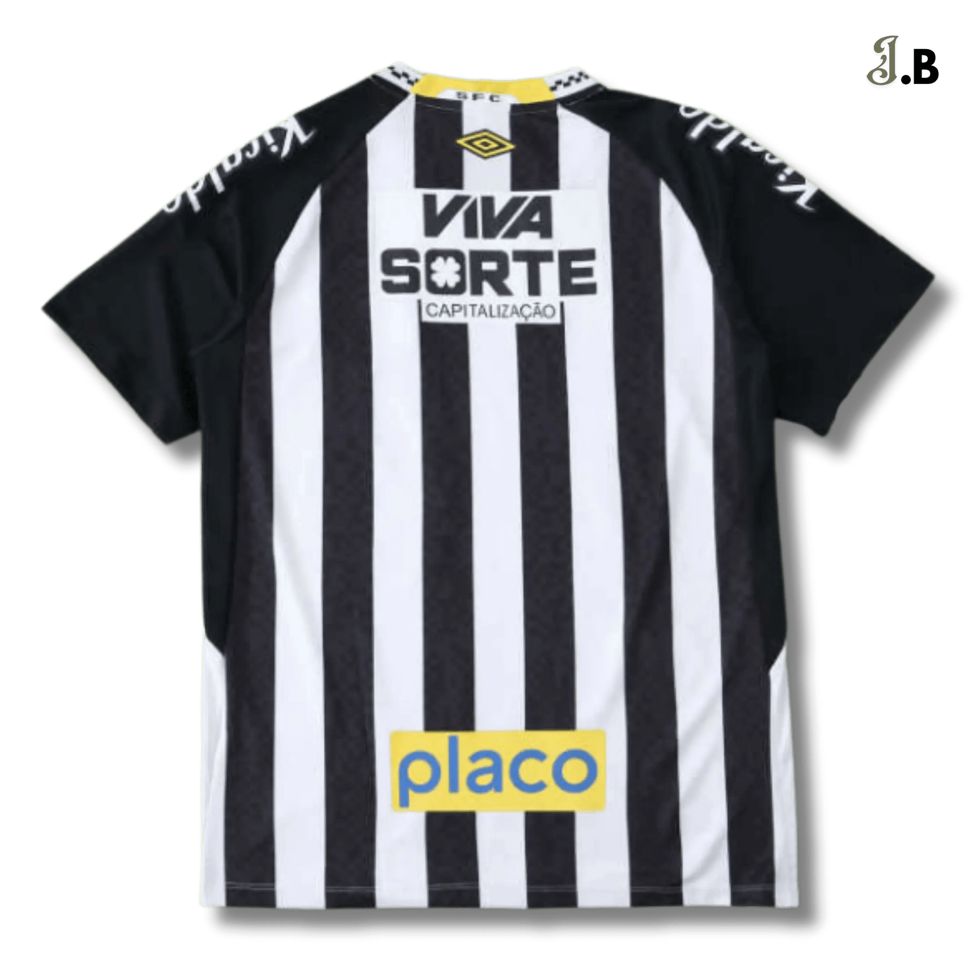 Santos FC Vintage Striped Away Fan Jersey - JogaBonito - Jersey