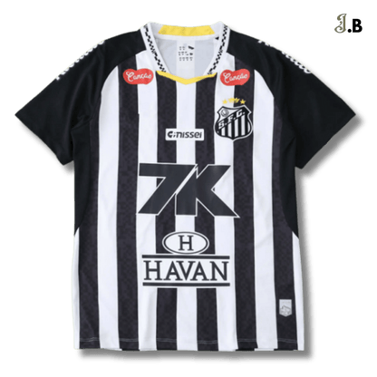 Santos FC Vintage Striped Away Fan Jersey - JogaBonito - Jersey