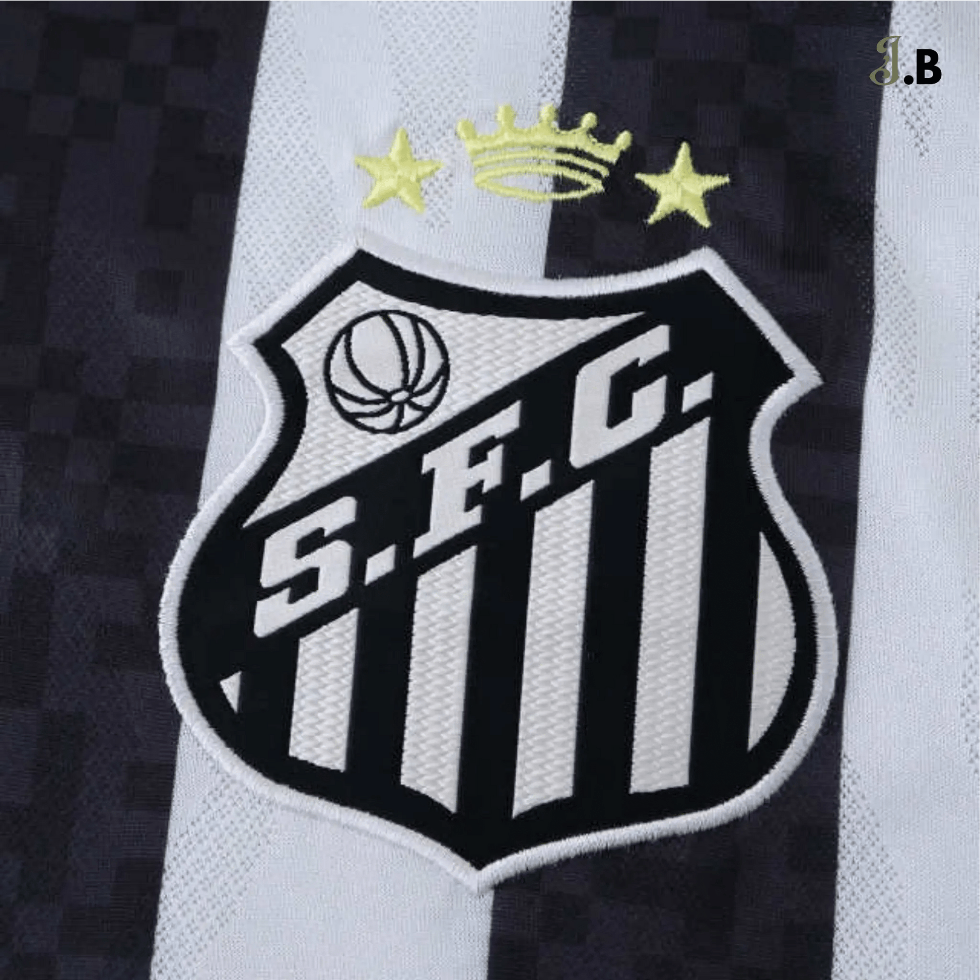 Santos FC Vintage Striped Away Fan Jersey - JogaBonito - Jersey