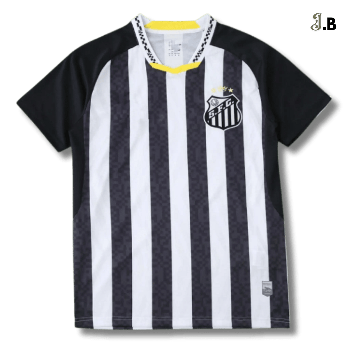 Santos FC Vintage Striped Away Fan Jersey - JogaBonito - Jersey