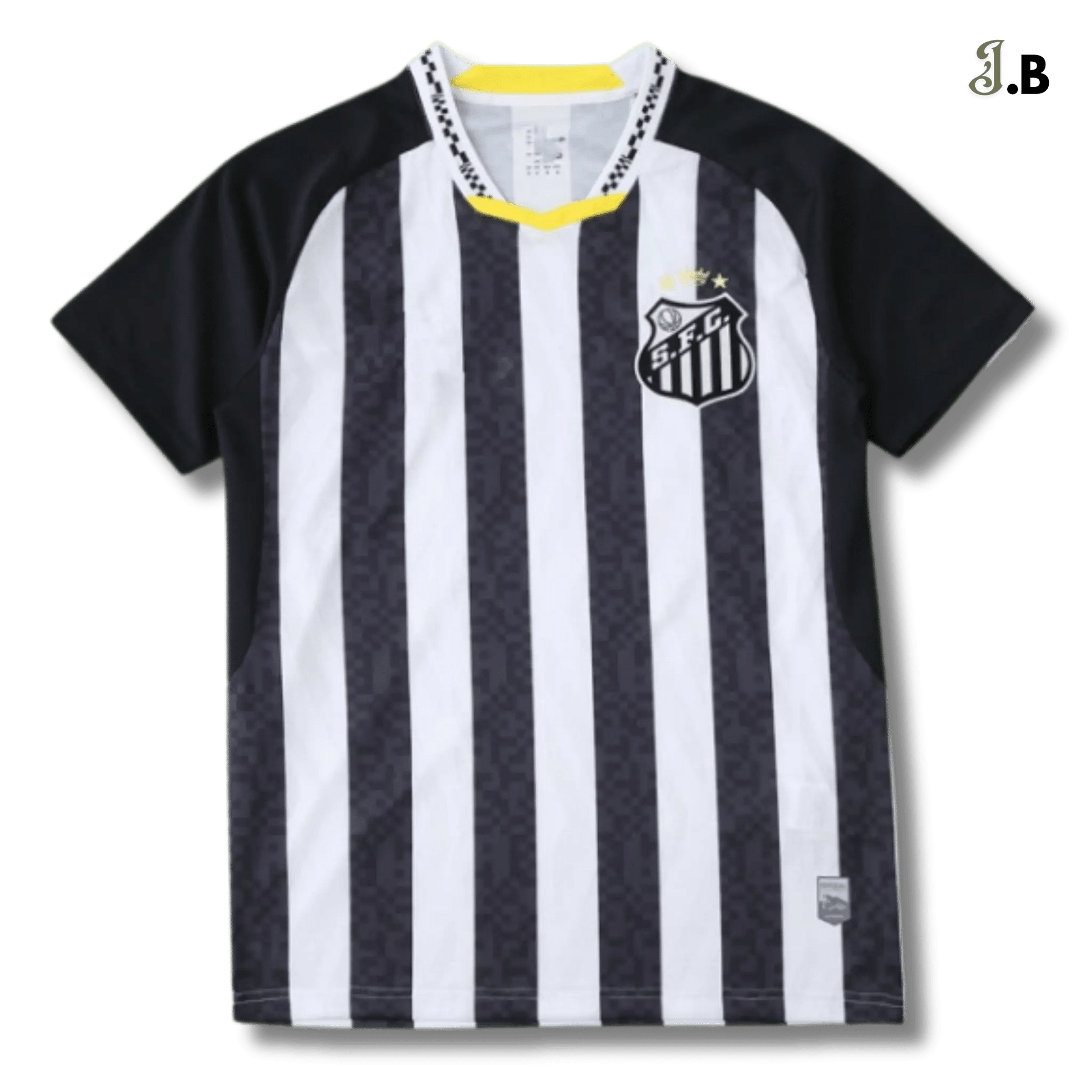 Santos FC Vintage Striped Away Fan Jersey - JogaBonito - Jersey