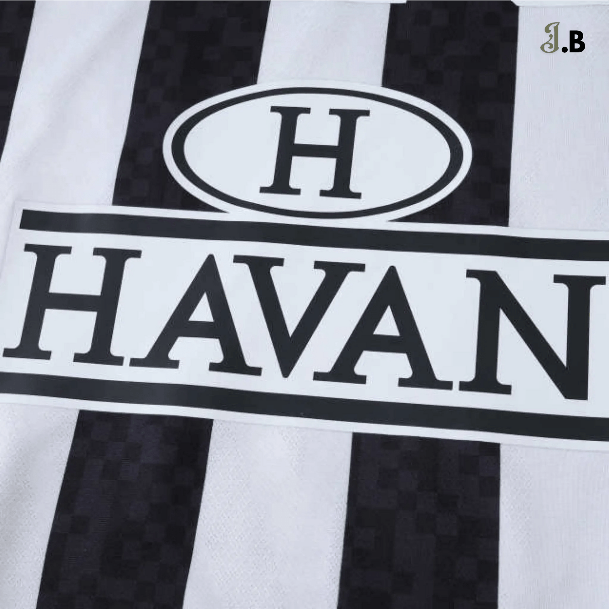 Santos FC Vintage Striped Away Fan Jersey - JogaBonito - Jersey