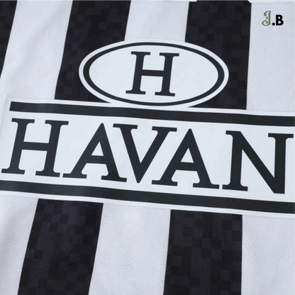 Santos FC Vintage Striped Away Fan Jersey - JogaBonito - Jersey