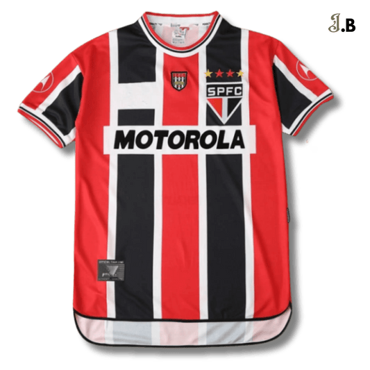 São Paulo FC Vintage 2000 Red Away Jersey - JogaBonito - Jersey