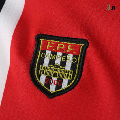 São Paulo FC Vintage 2000 Red Away Jersey - JogaBonito - Jersey