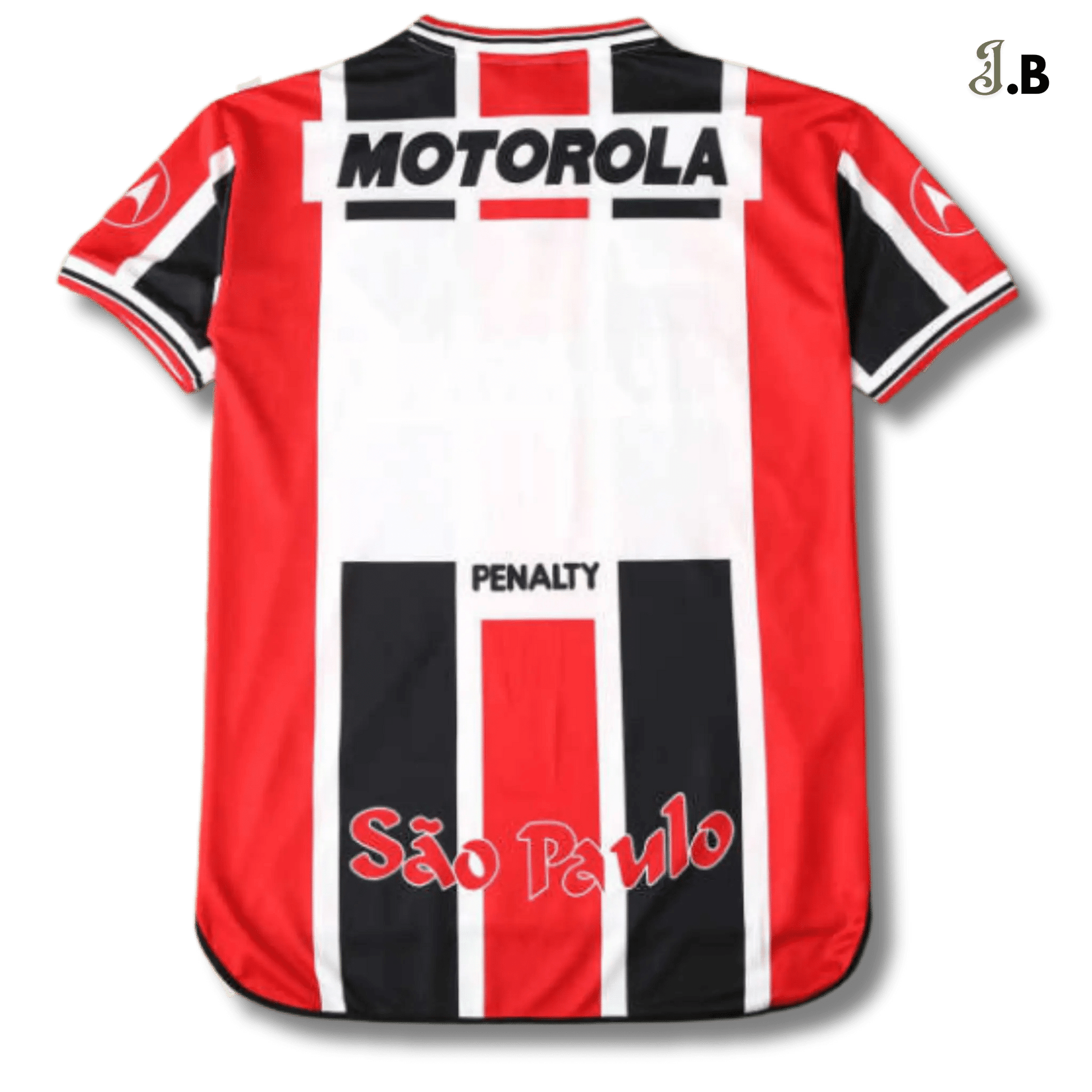 São Paulo FC Vintage 2000 Red Away Jersey - JogaBonito - Jersey