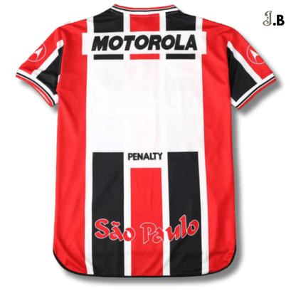 São Paulo FC Vintage 2000 Red Away Jersey - JogaBonito - Jersey