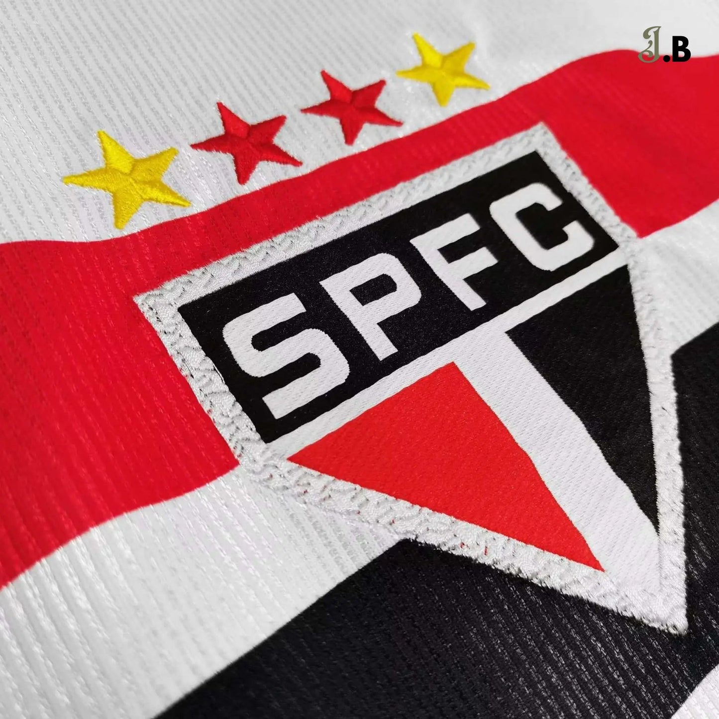 São Paulo FC Vintage 2000 White Collared Jersey - JogaBonito - Jersey