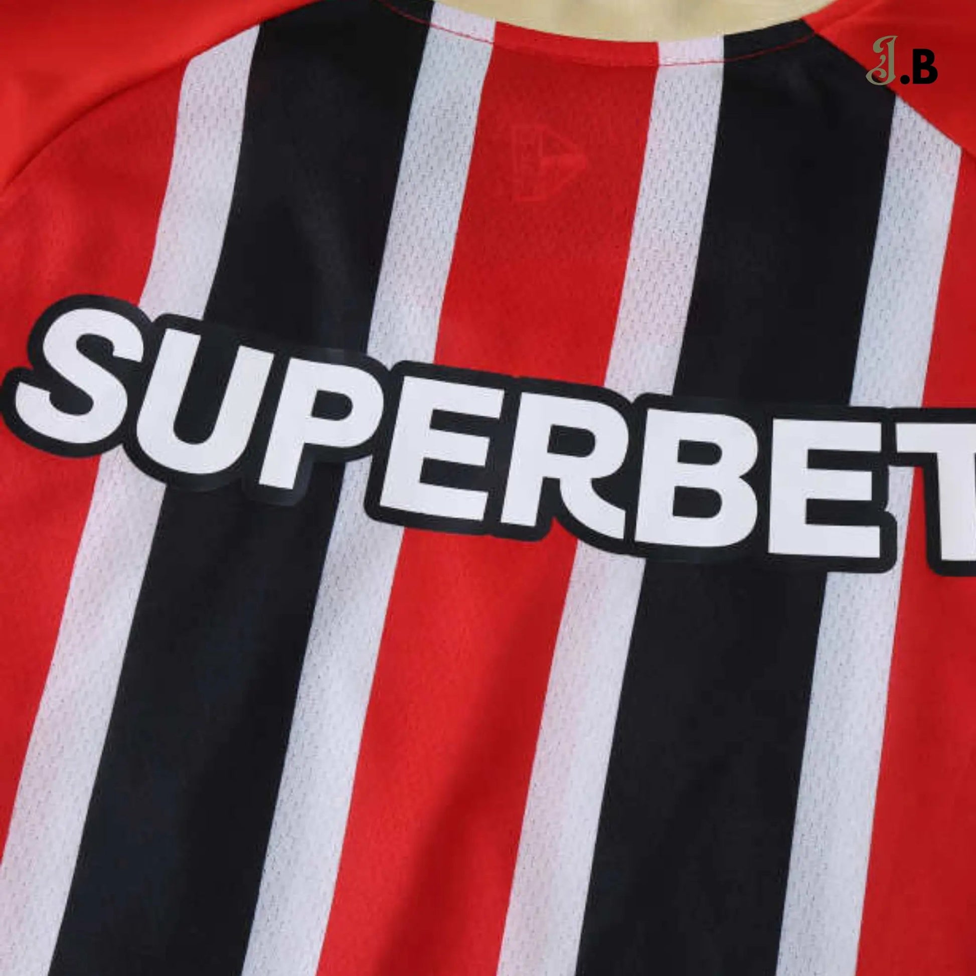 São Paulo FC Vintage Striped Away Fan Jersey - JogaBonito - Jersey